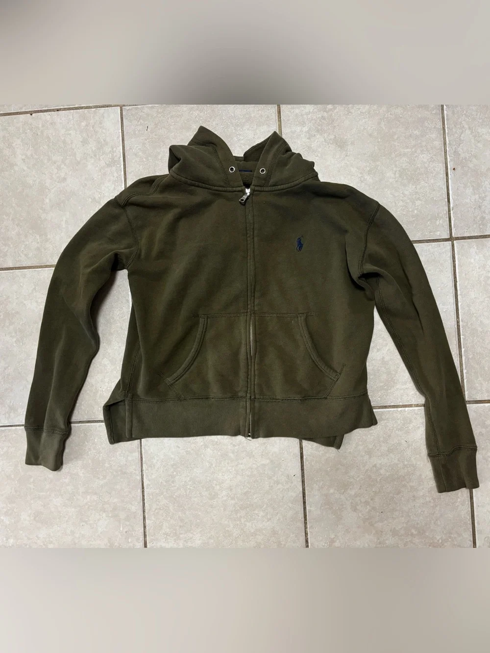 Ralph Lauren women’s Olive Green Full-Zip Hoodie